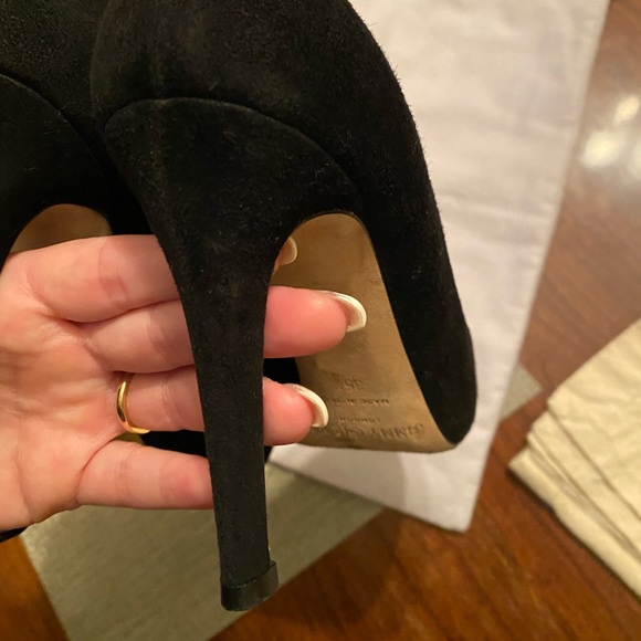 Jimmy Choo Black Suede Pumps - Picture 3 of 15